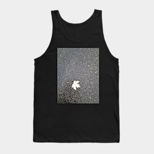 Leaf on Asphalt Tank Top